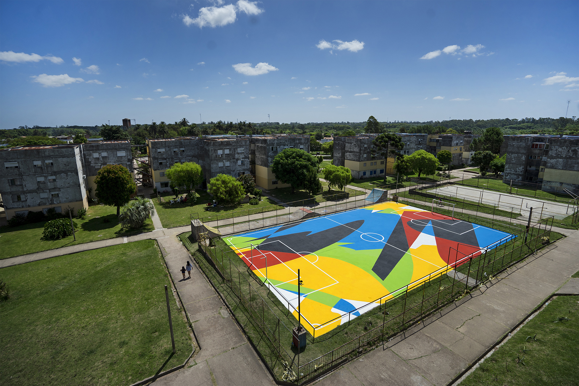 Elian Chali Cancha de fútbol | Montevideo, Uruguay. 2018