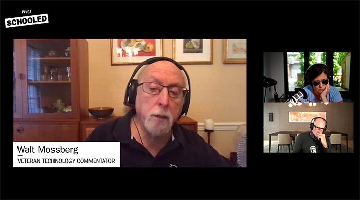  Walt Mossberg, periodista y mentor de la anfitriona