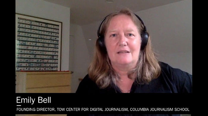 Emily Bell es académica y periodista británica